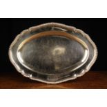 A Heavy George III Silver Meat Platter by renowned makers;