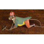 A Vintage Lehmann No.385 "TOM" tinplate Climbing Monkey.