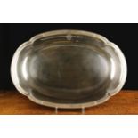 An Early 20th Century Parisian Silver Platter stamped A. AUCOC.