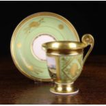 A Vienna Style Continental Porcelain Cabinet Cup & Saucer.