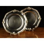 A Pair of Fine French Silver Platters by Cardeilhac,