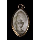 A Late 18th/Early 19th Century Mourning Locket/Pendant.