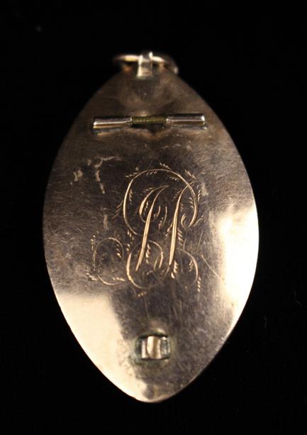 A Late 18th/Early 19th Century Mourning Locket/Pendant. - Image 2 of 2