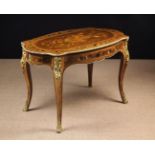 A Lovely Quality 19th Century Marquetry Centre Table with Louis XV influences.