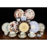 A Group of Fine Cabinet China to include a 19th century Derby fluted coffee cup,