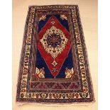 An Attractive Hand-tied Turkeman Carpet.