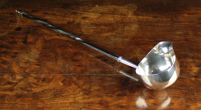 A Victorian Silver Punch Ladle by Robert Harper with London assay marks for 1862,