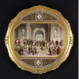 An Exceptionally Fine Quality Royal Vienna Porcelain Tondo, late 19th Century.