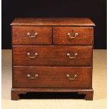 A Late 18th Century Oak Chest of Drawers.