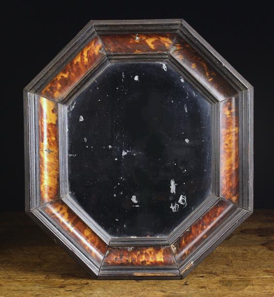 A 17th/Early 18th Century Octagonal Wall Mirror, possibly Italian, - Image 2 of 2