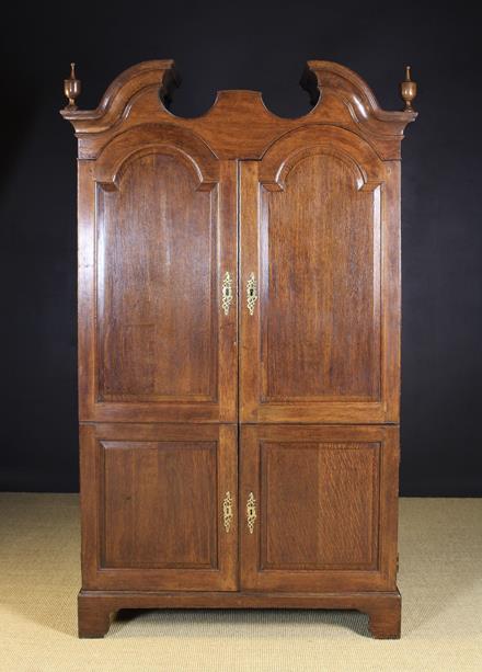 An 18th Century Floor Standing Oak Cupboard.