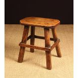 A 19th Century Elm Stool.