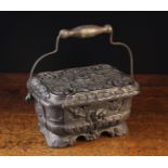 A Small 19th Century French Cast Iron Warmer/Stove.