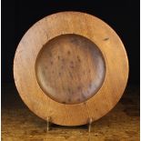 An Unusual Late 18th/Early 19th Century Turned Elm Bowl/Alms Dish.