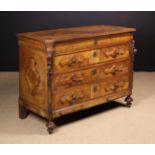 A Late 18th Century Italian Inlaid Commode Chest.