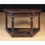 A 17th Century Oak Credence Table.