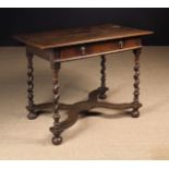 A Late 17th Century Oak Side Table.
