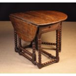 A Late 17th Century Oak Gateleg Table.