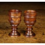 A Fine Pair of Late 18th/Early 19th Century Small Goblets/Standing Salts,