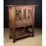 A Gothic Revival Dressoir in the 15th Century French Style.