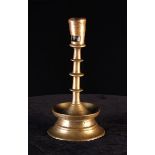 A Gothic Candlestick or "Knoopkandelaar", Flanders, Circa 1500.