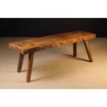 A Large Rustic Pig Bench.