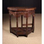 A Fine 17th Century Oak Credence Table.