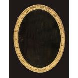 A George III Chippendale Design Oval Mirror.