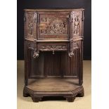 A 19th Century Carved Oak Gothic Revival Dressoir.