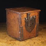 A 17th/18th Century Oak Alms Box.