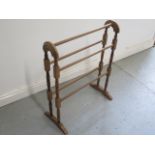 A beech towel rail