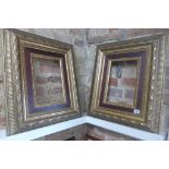 A pair of modern gilt frames, 59x50cm - will take pictures 34x24cm