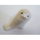 An Inuit owl, signed W Oozeva - 7cm long, in good condition