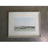 Sir David Young Cameron R A 1865-1945 - Extensive landscape - lithographic proof worked by the