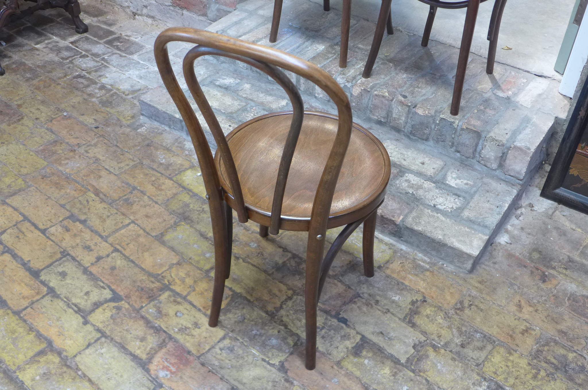 A set of four bentwood dining chairs, bares a label for The Classic Furniture Company Ltd, Newport - Image 3 of 3