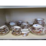 A Royal Crown Derby Olde Avesbury tea set, twelve setting, with twelve cups, and saucers, twelve