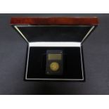 A 2017 1/4 oz gold Elizabeth II gold Angel coin, boxed, in mint condition