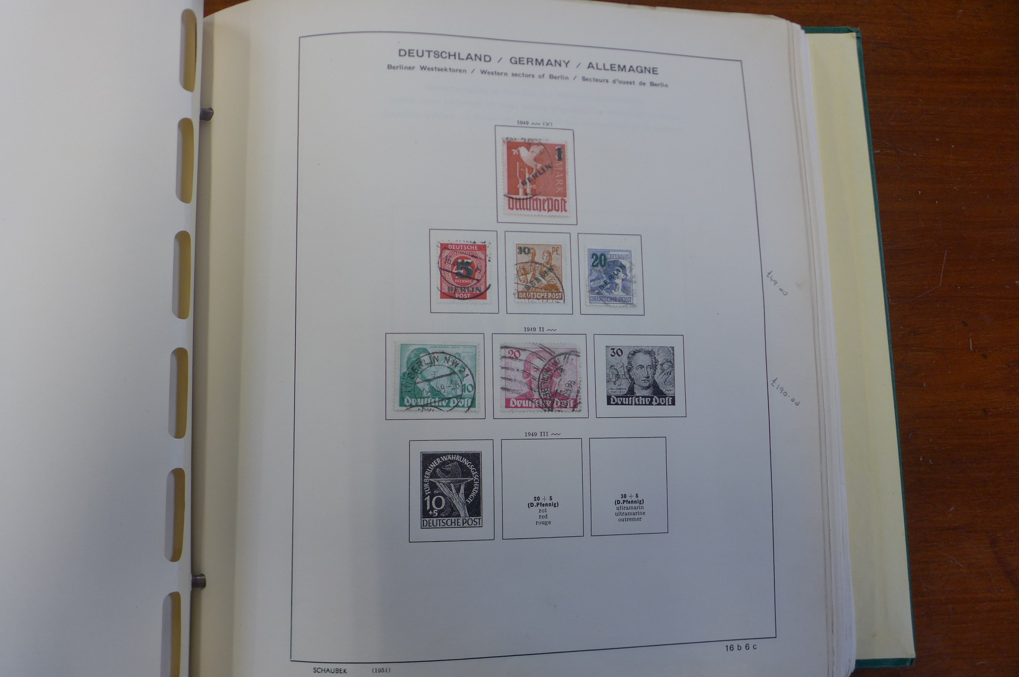 A collection of Germany Berlin, Western sectors, from 1948-1990 to include 1948 Berlin overprint - Image 3 of 5