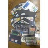 A collection of Commonwealth stamps on small stock-cards, mint and good/fine used in sets part