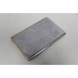 An Asprey silver cigarette case inscribed and dated 19.3.37, approx 6.7 troy oz, some general