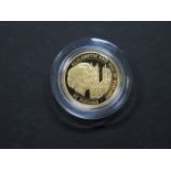 A 24ct gold 1997 Guernsey 25 pound coin, 7.81 grams