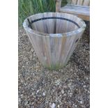 A 4Seasons wooden planter, 50cm high, RRP £100