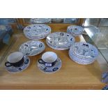 Thirty pieces of Ridgway Potteries Homemaker tableware, all generally good, all have some usage