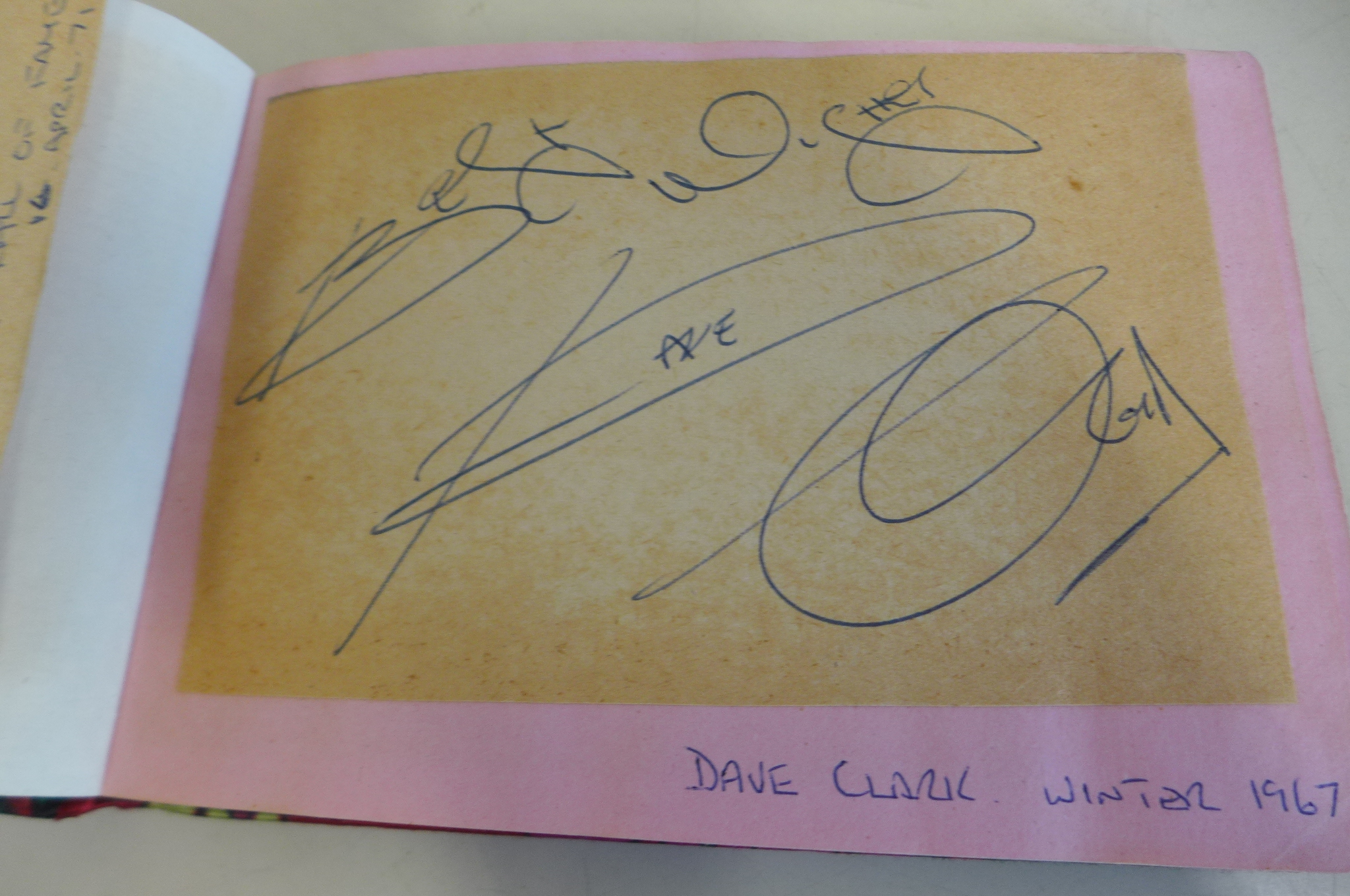 An interesting autograph book with autographs, including Topol, Christopher Lee, Ava Gardner, - Image 2 of 11