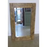 A rustic mirror - 100cm x 64cm