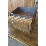 A coin collectors cabinet