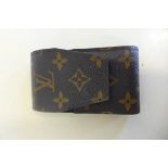 A Louis Vuitton monogram cigarette case, 12x6.5cm - in good condition