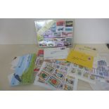 A small collection of world stamps