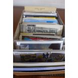 A large collection of vintage-modern postcards, envelopes and postal history both used and mint with