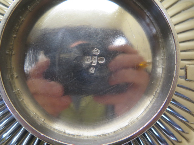 A Georgian silver teapot, Birmingham maker MB Matthew Boulton, 1820/21 - with bird of prey crest, - Image 4 of 4